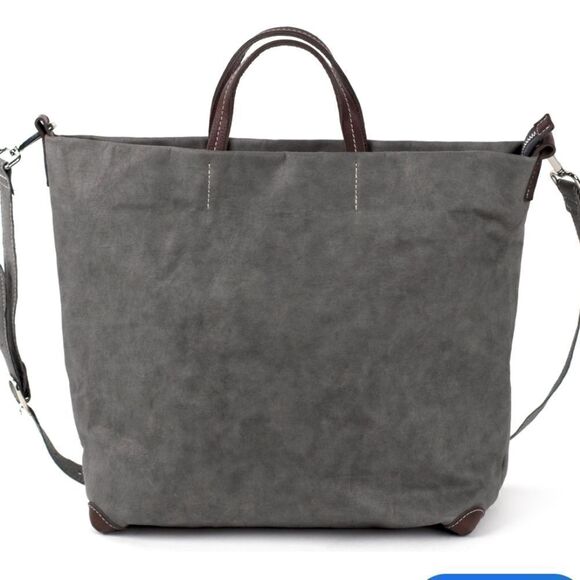 UASHMAMA Alle Cross Body Tote Bag. Made in Italy Dark Grey - Picture 2 of 14